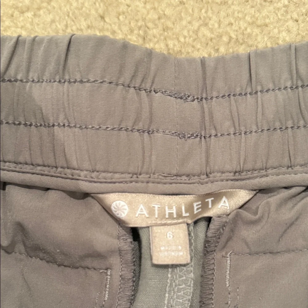 Athleta Light Gray Kai  Shorts
